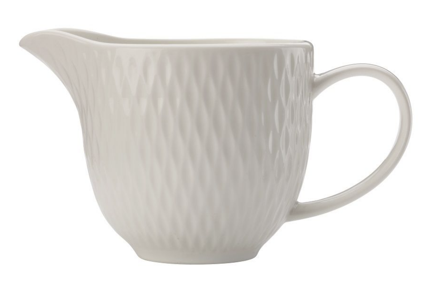 Maxwell & Williams - 190ml White Basics Diamonds Creamer